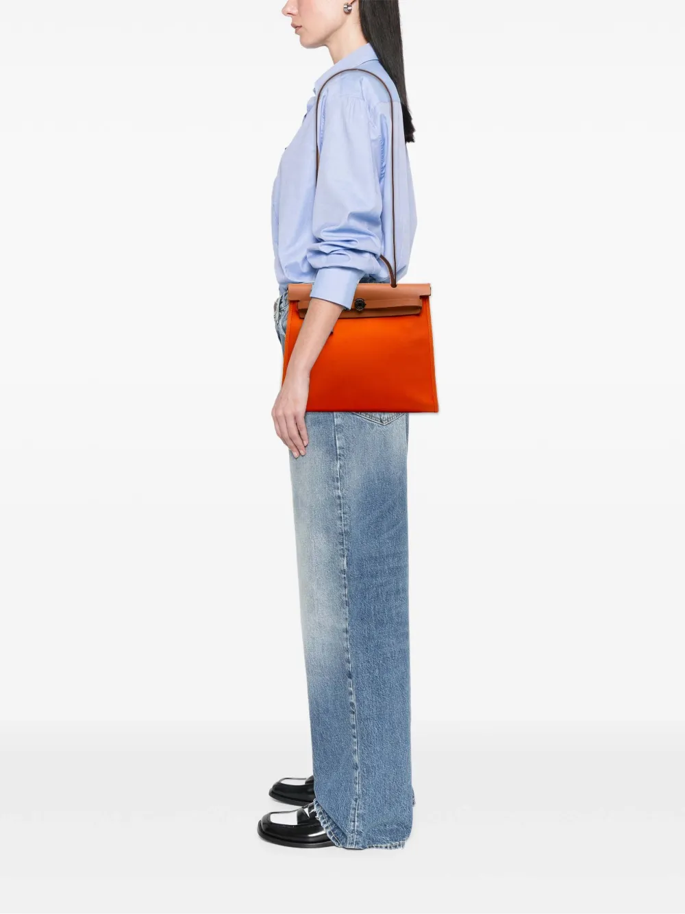 Hermès Pre-Owned 2014 Toile Herbag Zip 31 satchel | Pre-Owned | Image 2