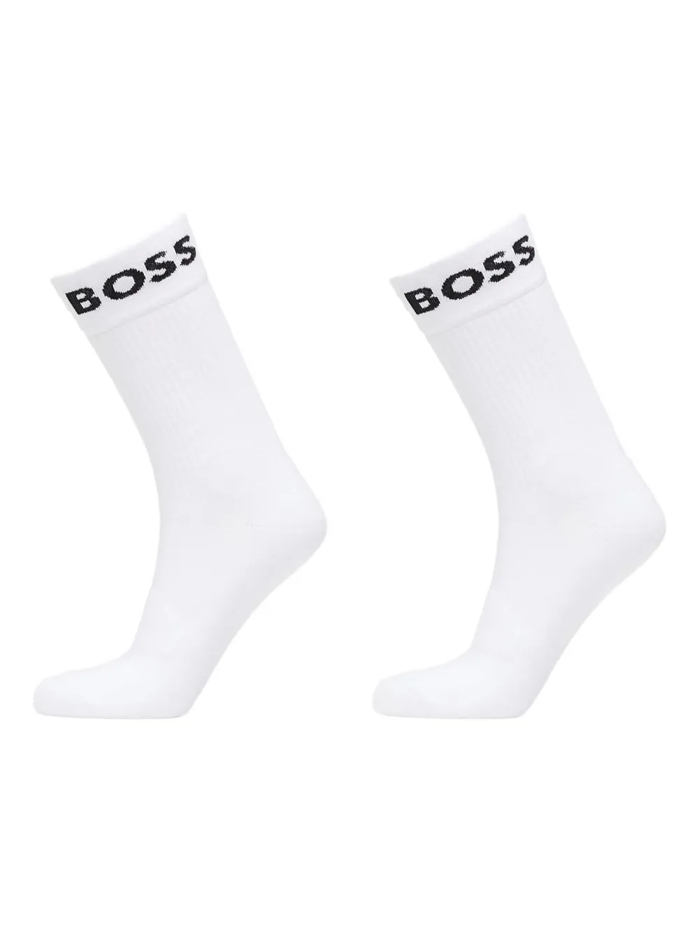HUGO logo-detail quarter socks (pack of two) Wit