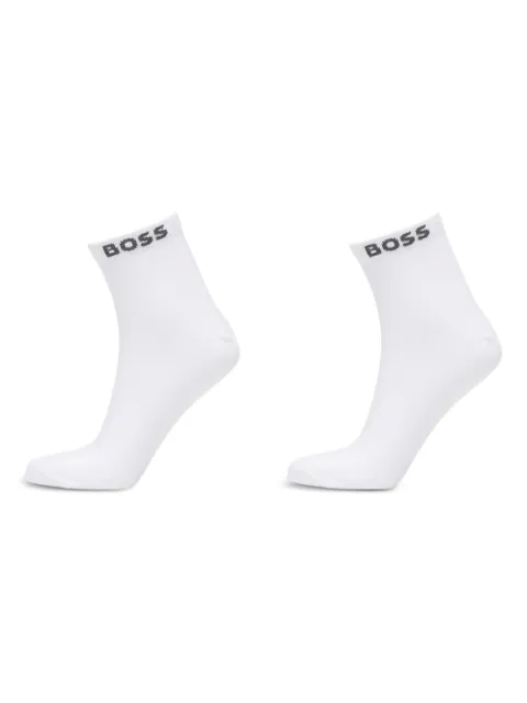 HUGO logo-detail socks (pack of two)