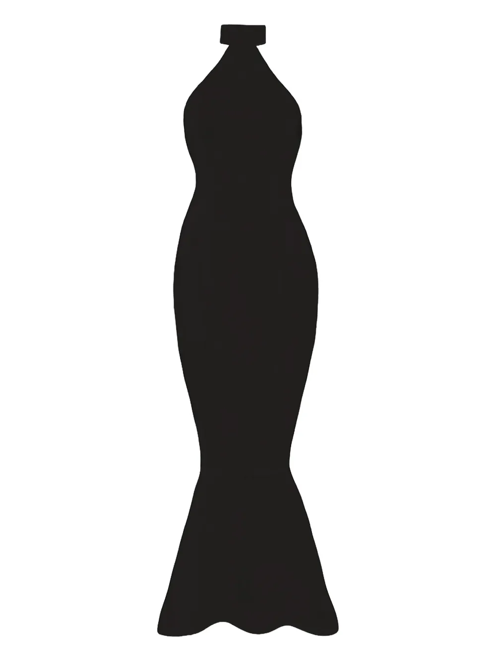 Vestiaire d'un Oiseau Libre open-back midi dress | negro | Image 1