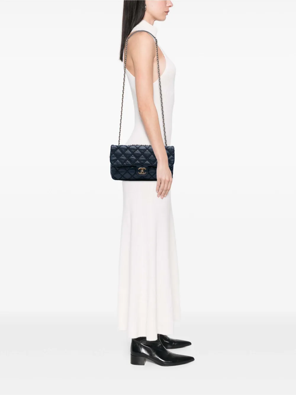 CHANEL Pre-Owned 2014 Paris Dallas Quilted Calfskin Chic Stitch Flap shoulder bag | Pre-Owned | Image 2