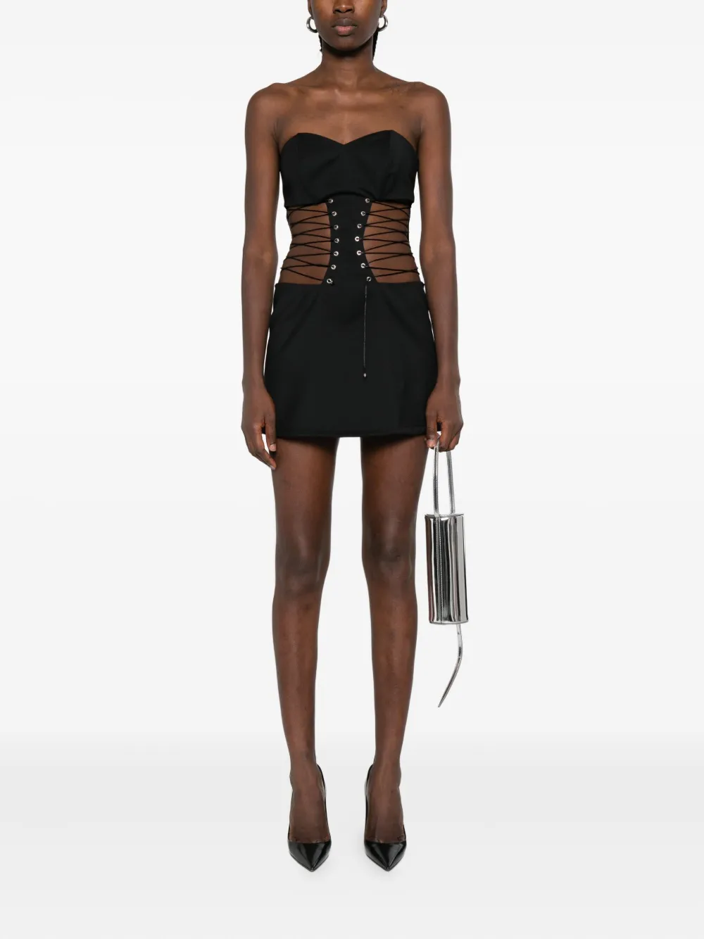 Vestiaire d'un Oiseau Libre lace-up mini dress | Cocktail & Party Dresses | Image 2