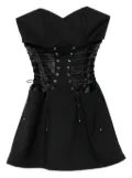 Vestiaire d'un Oiseau Libre lace-up mini dress - Black