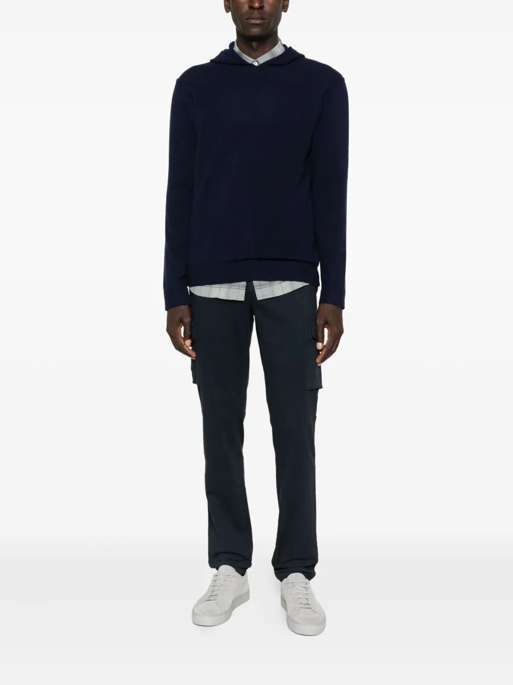 Mason's Broek met cargo zak - Blauw