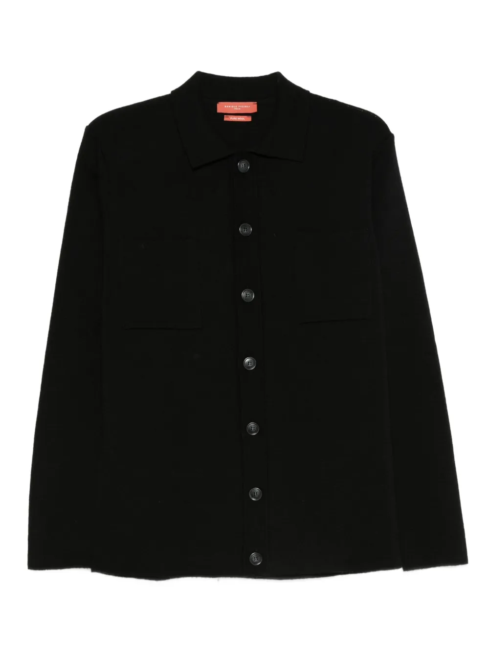 Daniele Fiesoli Buttoned Pocketed Cardigan In Black