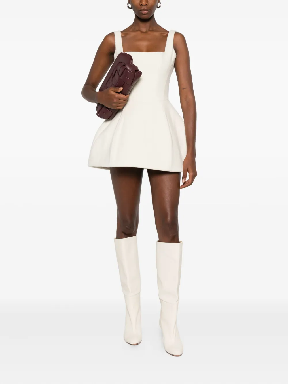 Vestiaire d'un Oiseau Libre square-neck flared mini dress | Cocktail & Party Dresses | Image 2