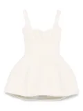 Vestiaire d'un Oiseau Libre square-neck flared mini dress - White