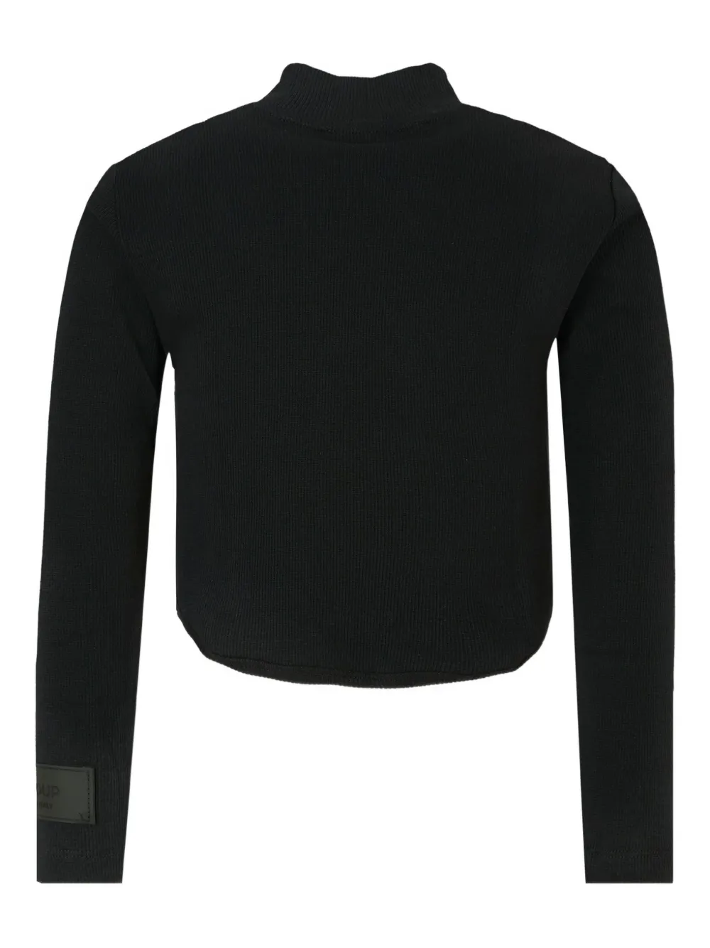 DONDUP KIDS ribbed high-neck sweater Zwart