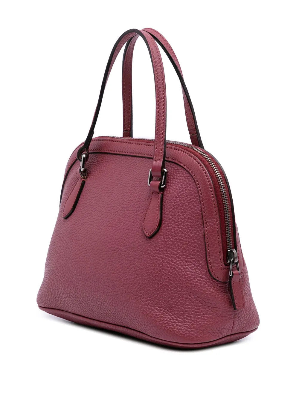 Pre-owned Gucci 2016-2025 Mini Ssima Dome Satchel In Pink