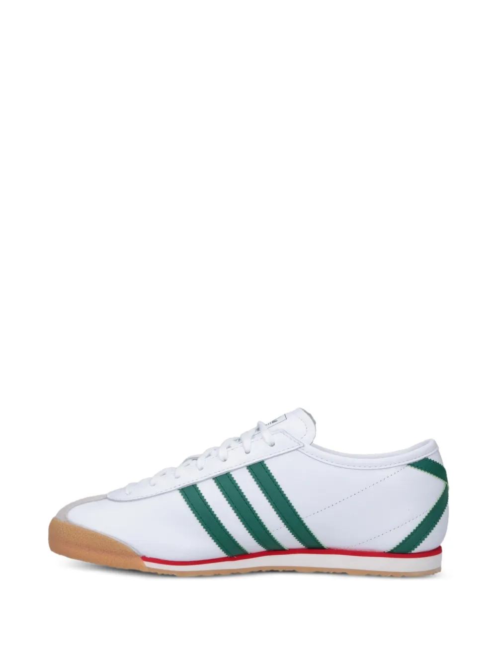 adidas 70s italian three-stripe leather trainers White