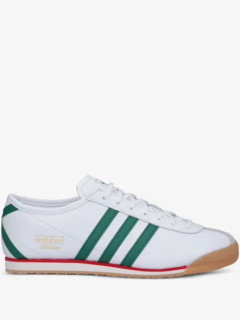 adidas 70s italian three-stripe leather trainers