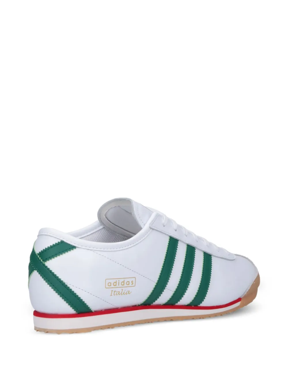 adidas 70s italian three-stripe leather trainers White