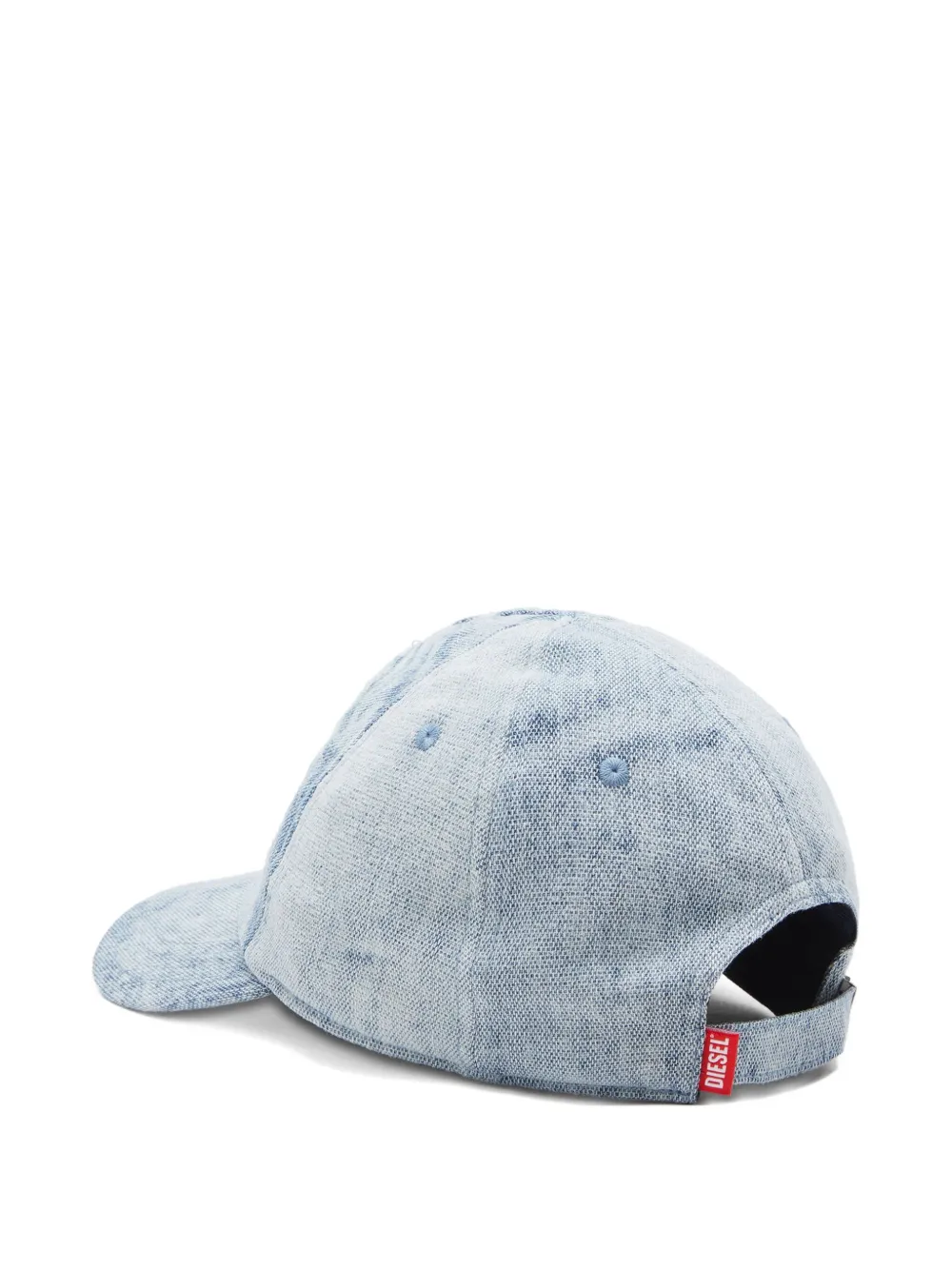 Diesel Honkbalpet van gerafeld denim - 1