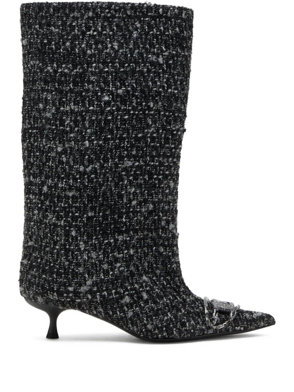 Diesel 40mm D-venus pointed-toe boots | Black | Image 1