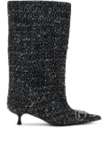 Diesel 40mm D-venus pointed-toe boots - Black