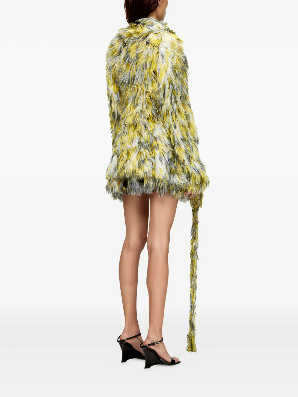 Diesel M-annaine Cardigan In Yellow