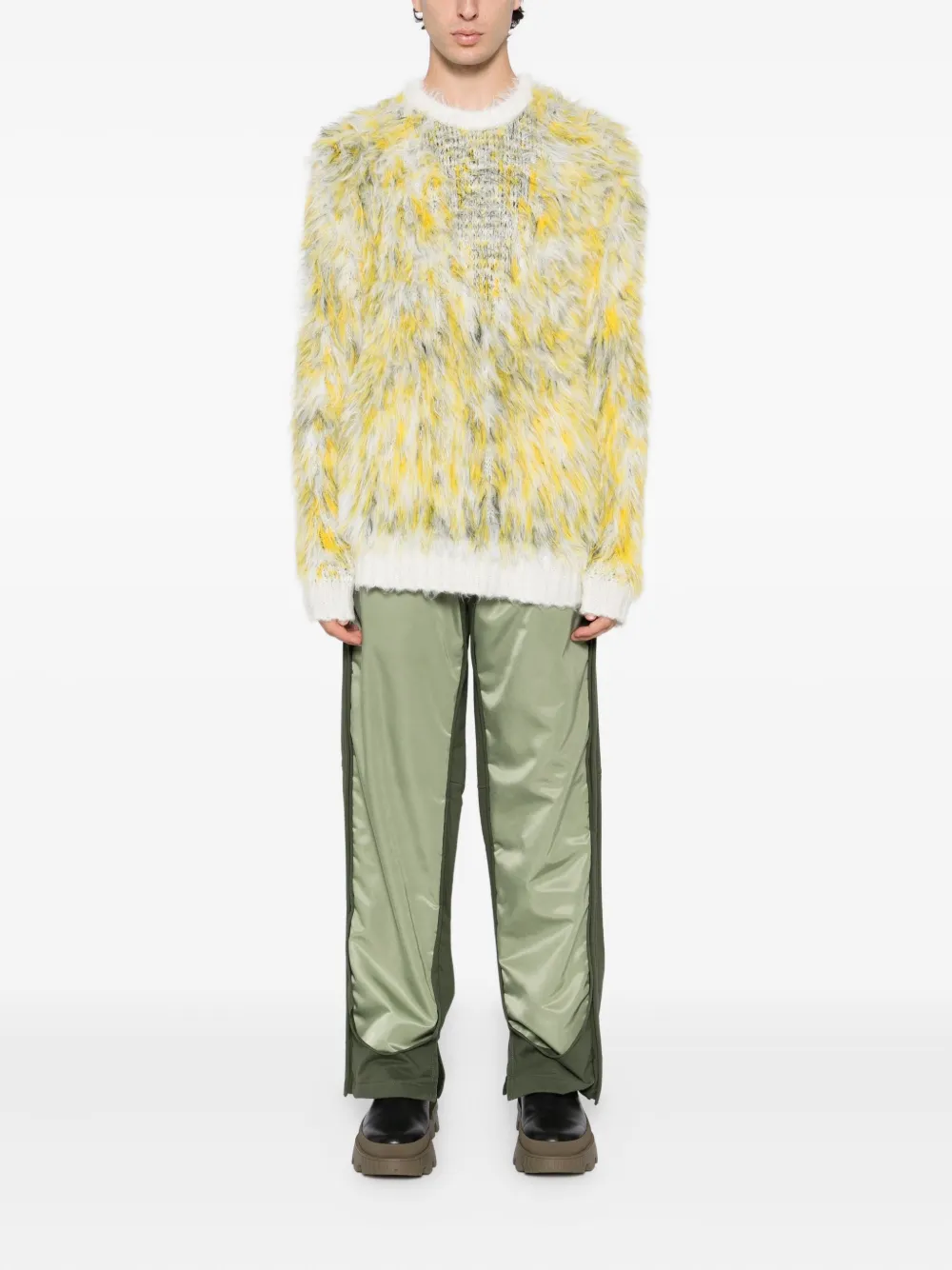 Diesel Jumper in fluffy jacquard knit - 900A
