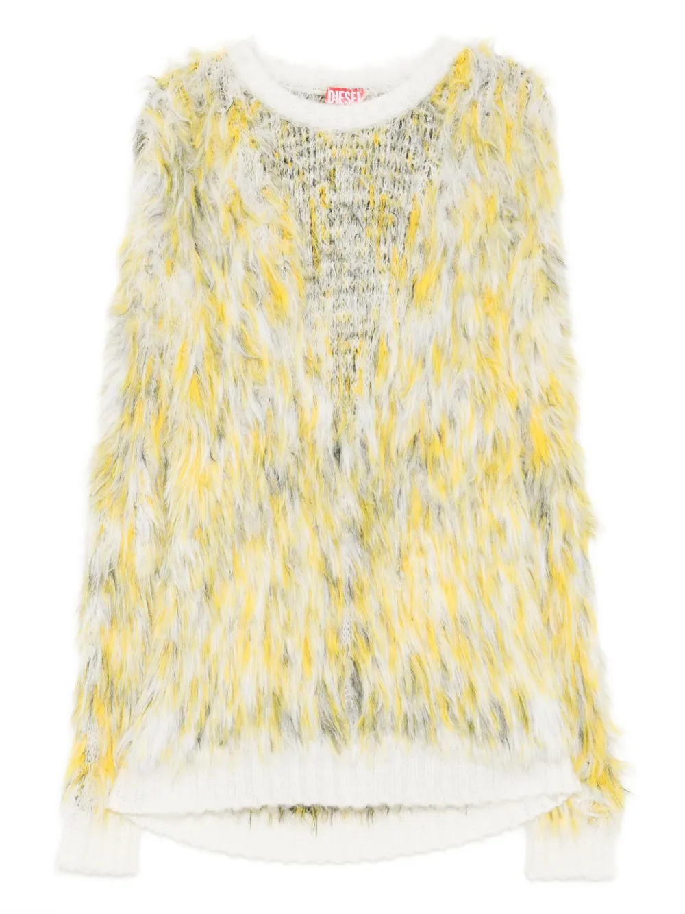 Diesel Jumper in fluffy jacquard knit - 900A