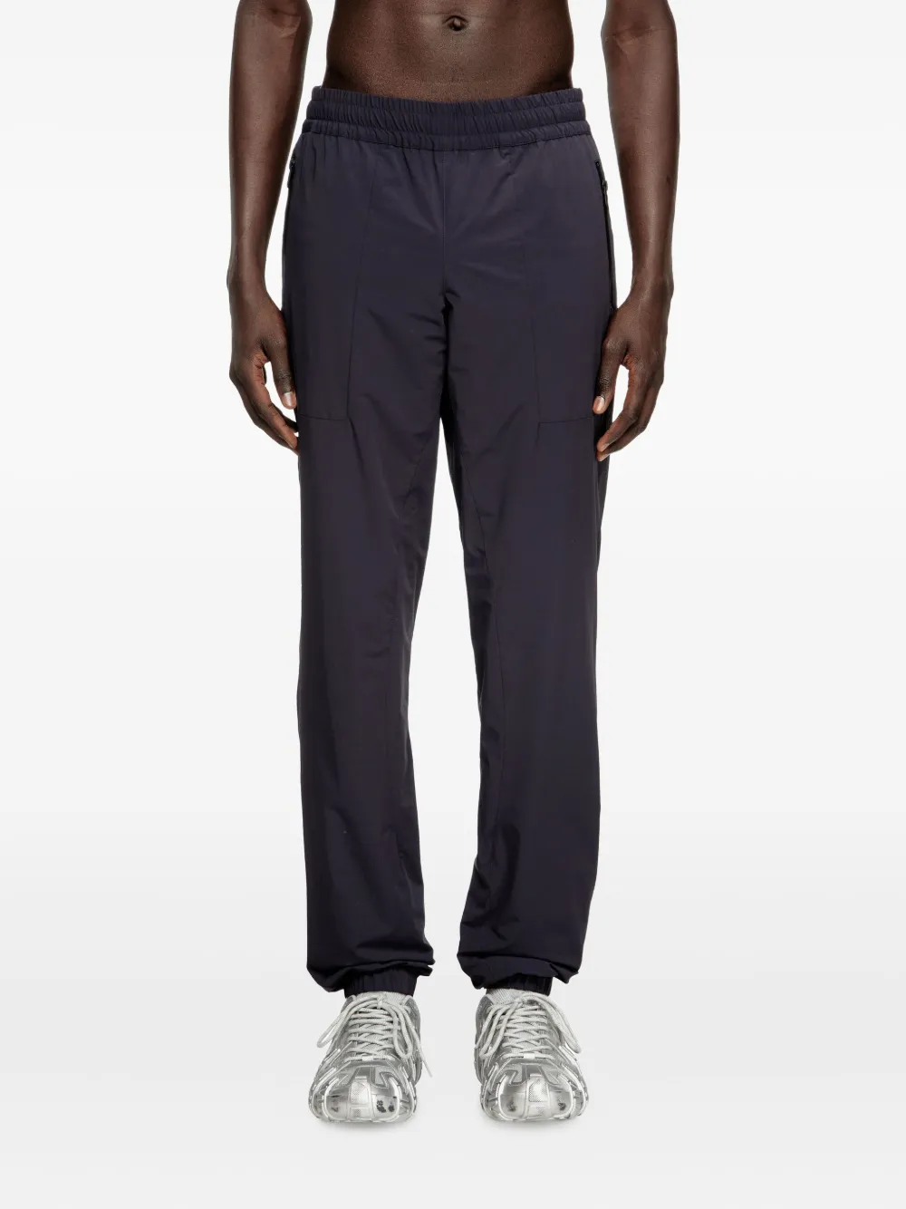 Diesel zip-pocket elastic-waist trousers | Blue | Image 1