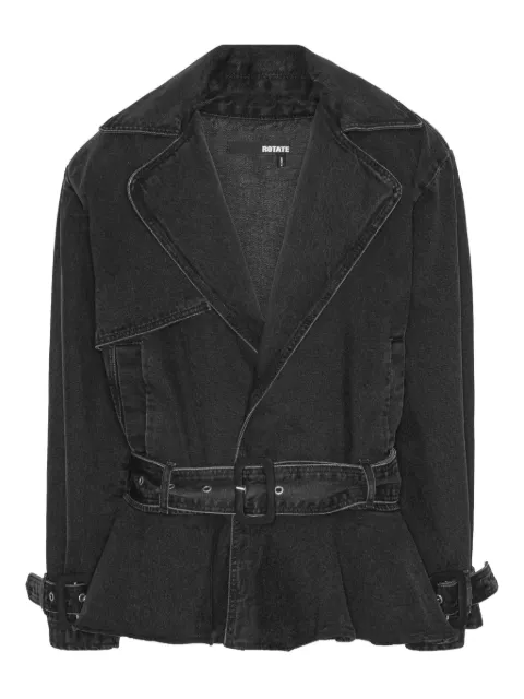 ROTATE BIRGER CHRISTENSEN denim biker jacket