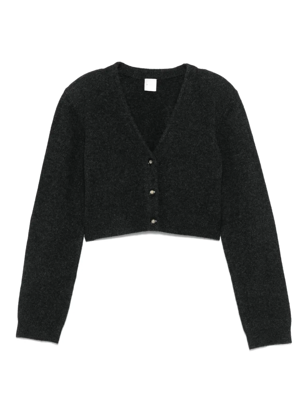 Nanushka button-front cropped cardigan | Grey | Image 1