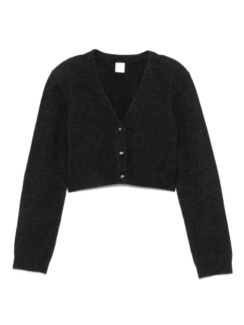 Nanushka button-front cropped cardigan