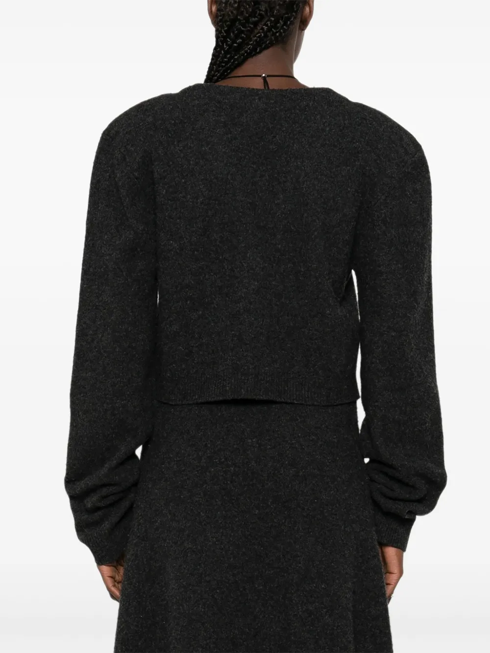 Nanushka Vest met knopen Grijs