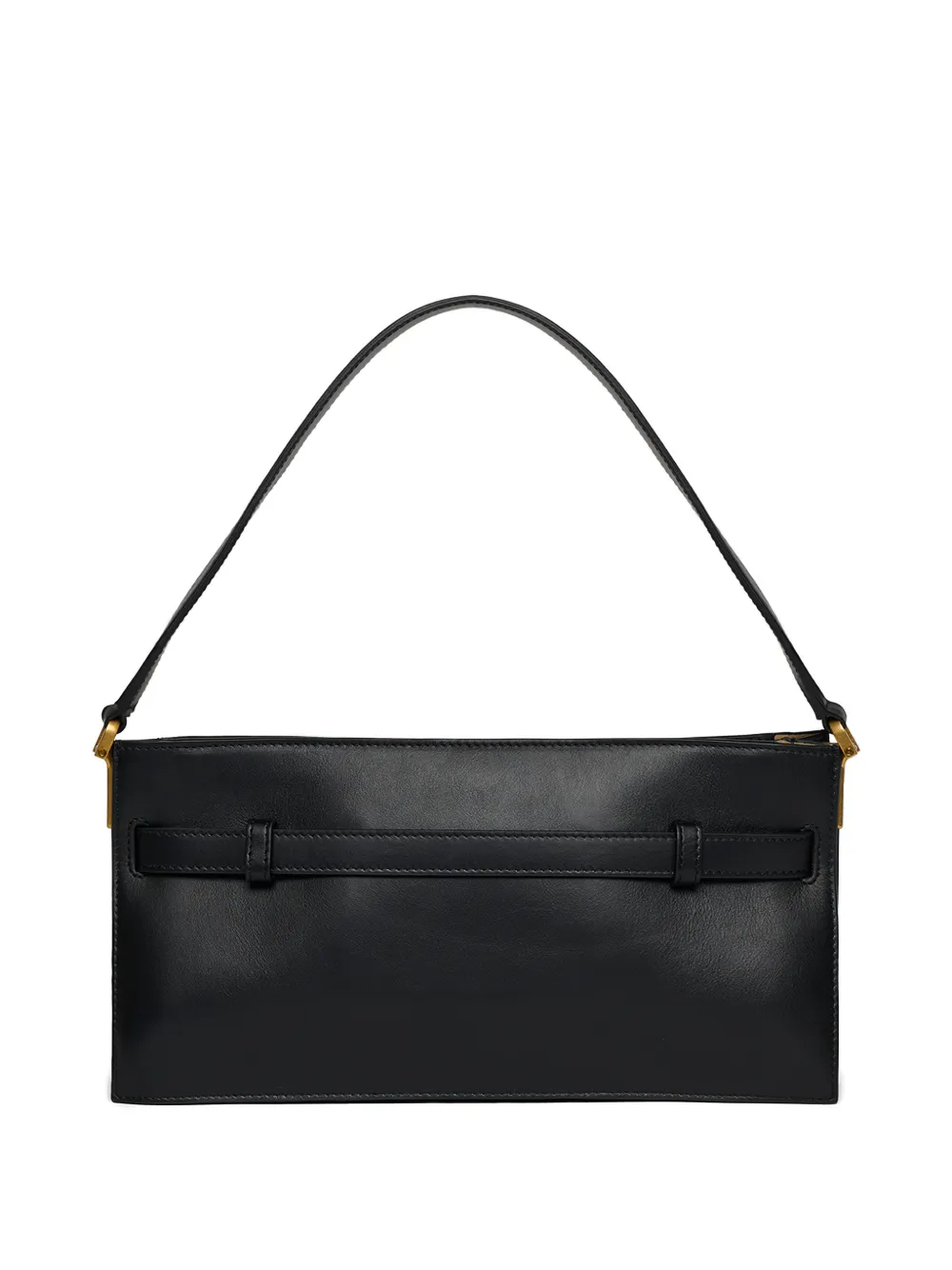 Nanushka mini Harmonica buckle-detail shoulder bag - Zwart