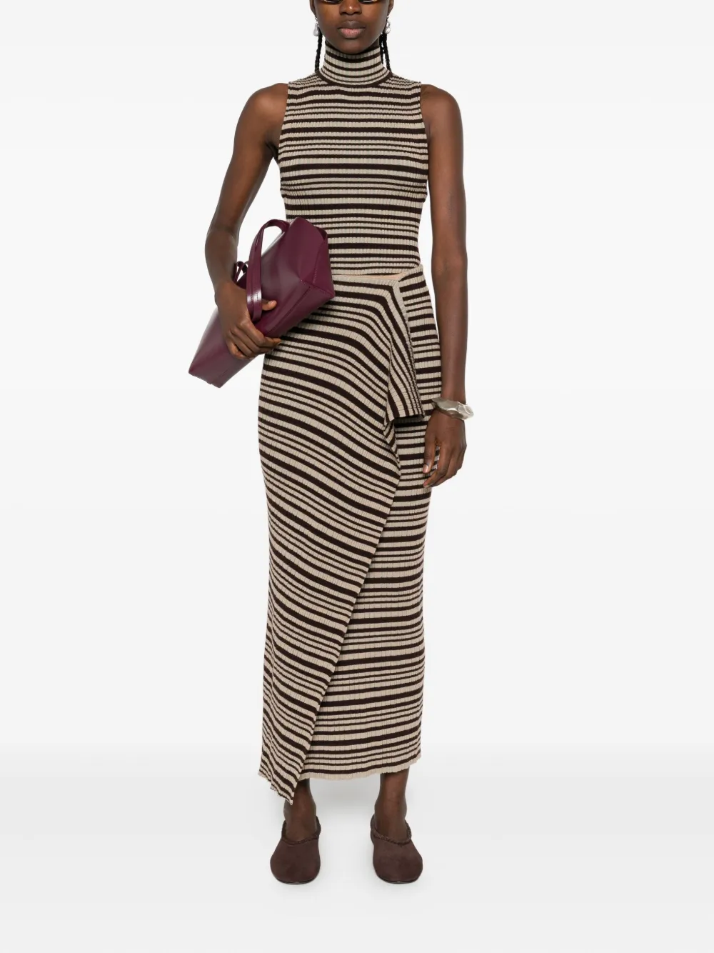 Nanushka striped turtleneck vest | Vests & Tank Tops | Image 2