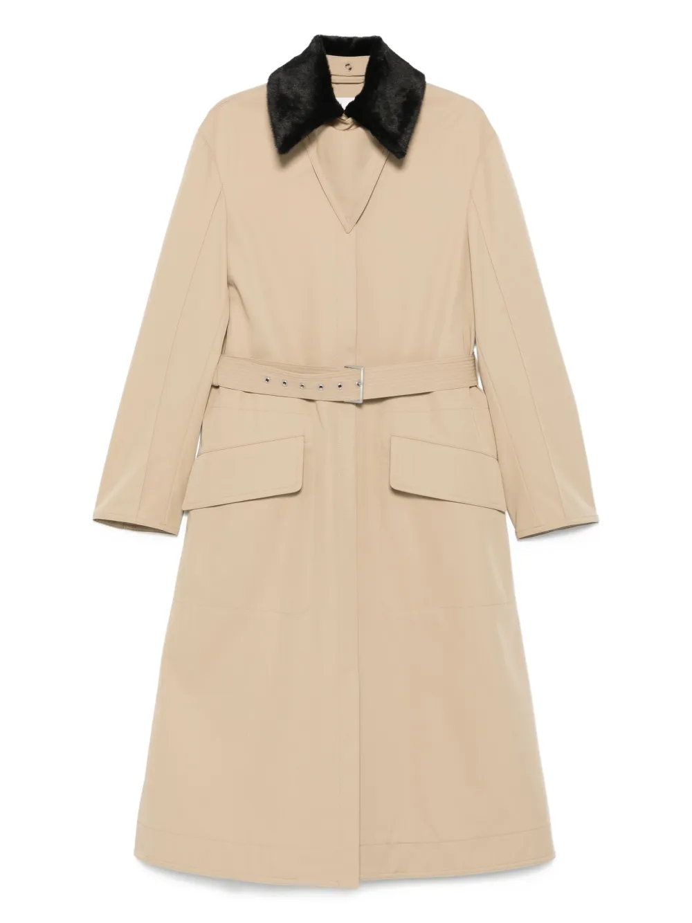 Nanushka Cappotto con cintura - Toni neutri