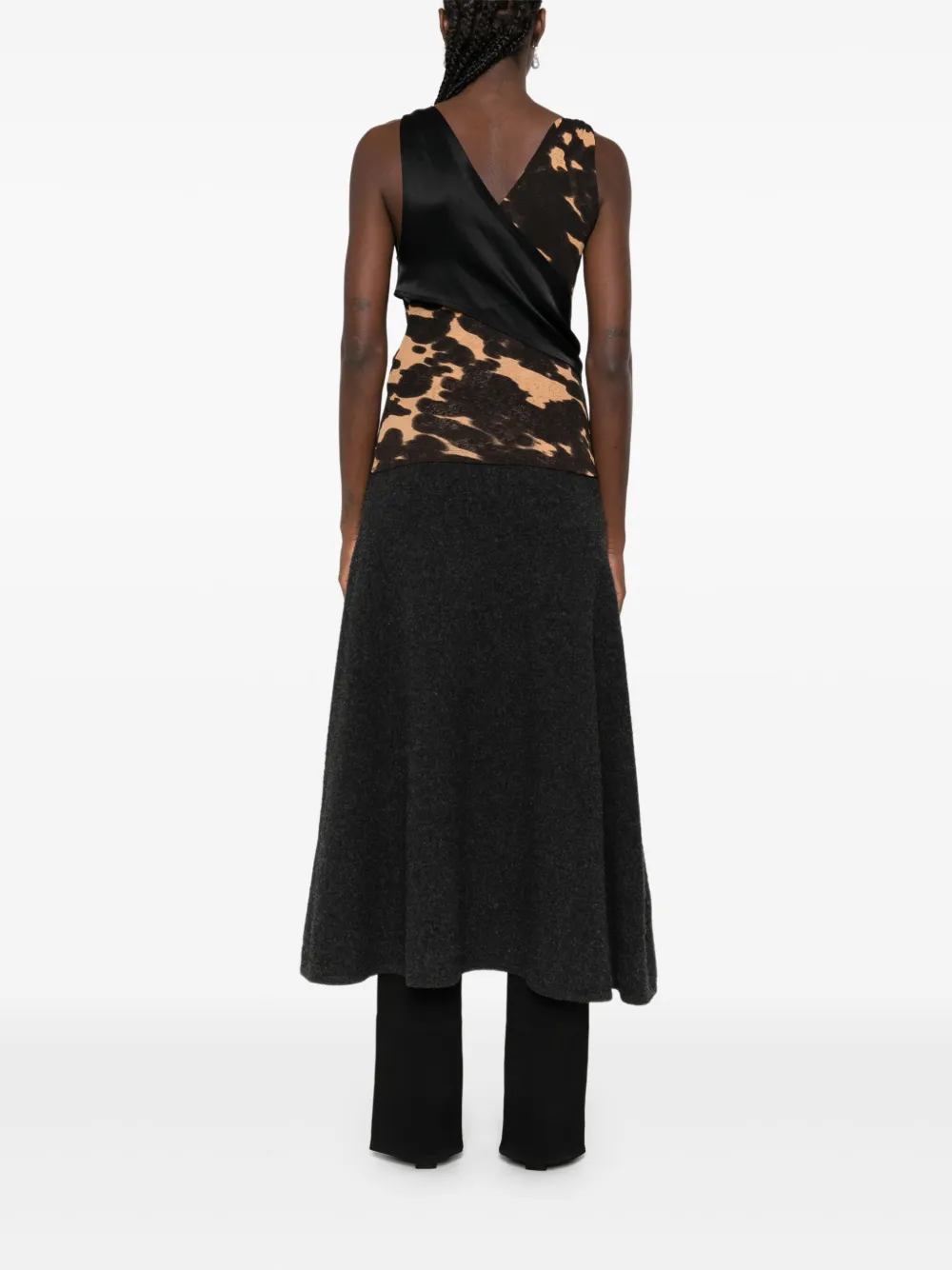 Nanushka Gedrapeerde top Bruin