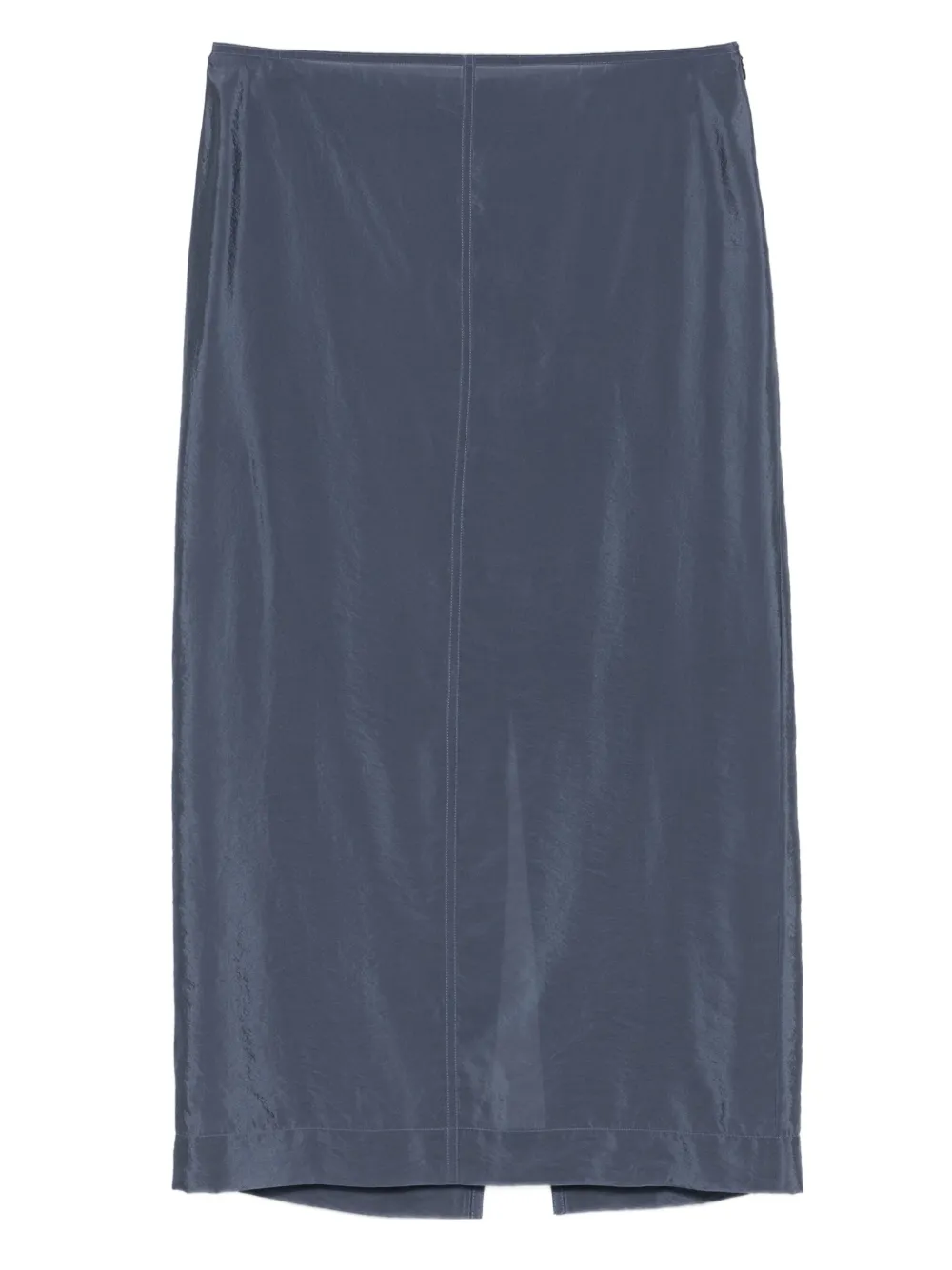 Nanushka Low-rise Pencil Skirt In Blue