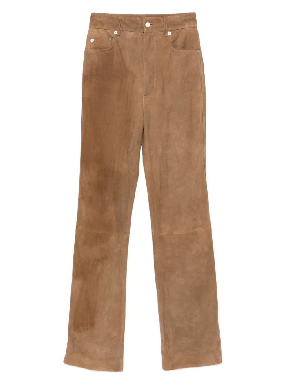 Nanushka Pantaloni con 5 tasche - Marrone