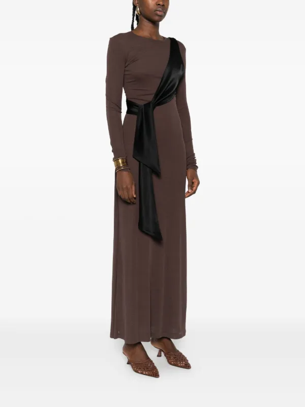 nanushka brown dress Ignia - Maxi dress