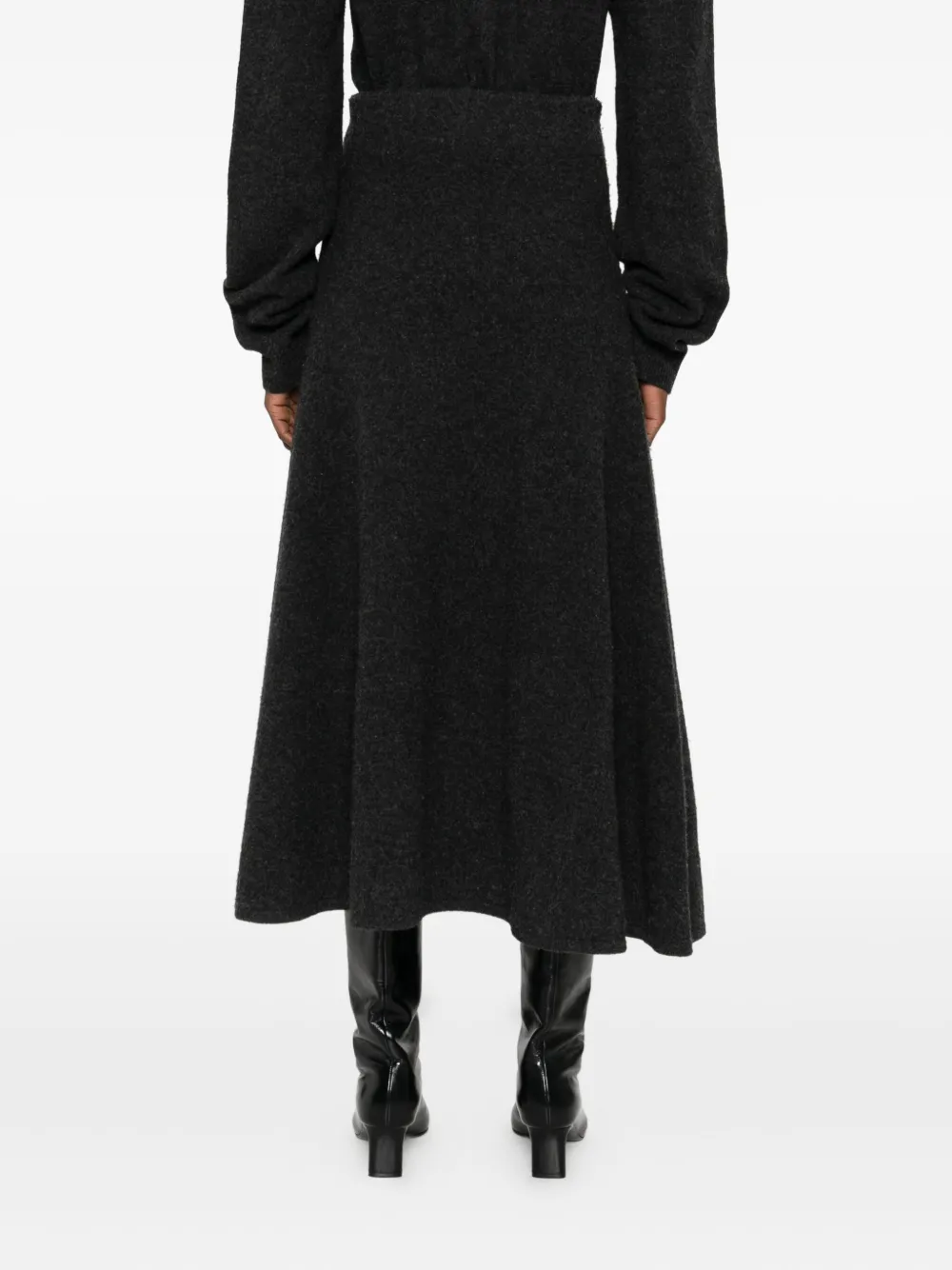 Nanushka A-lijn midi-rok Grijs