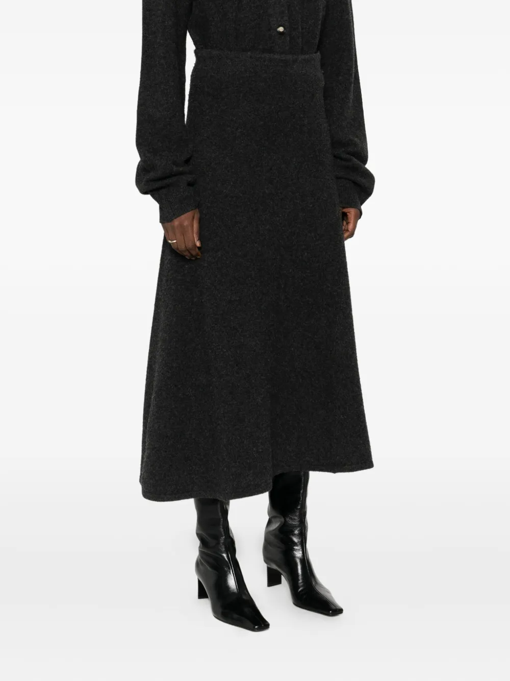 Nanushka A-lijn midi-rok Grijs