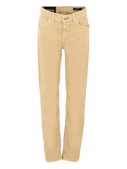 DONDUP KIDS logo-patch trousers