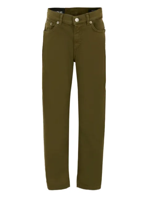 DONDUP KIDS logo-patch trousers