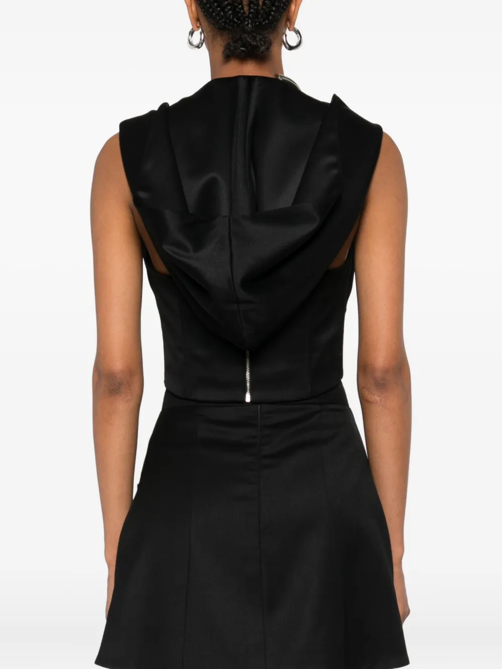 Vestiaire D'un Oiseau Libre Corset Vest In Black