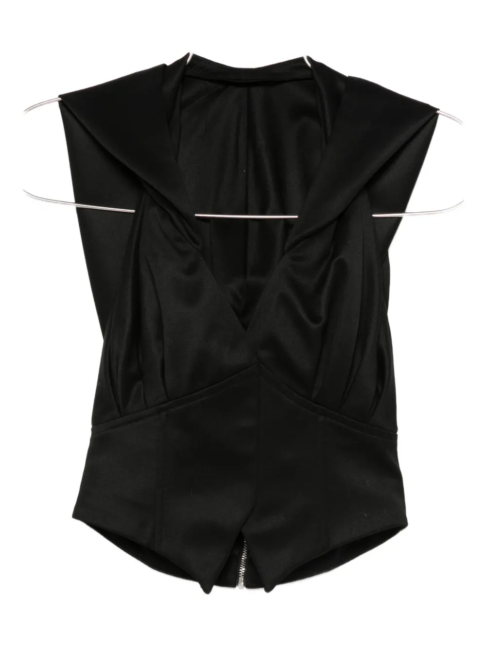 Vestiaire D'un Oiseau Libre Corset Vest In Black