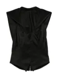 Vestiaire d'un Oiseau Libre corset vest - Black