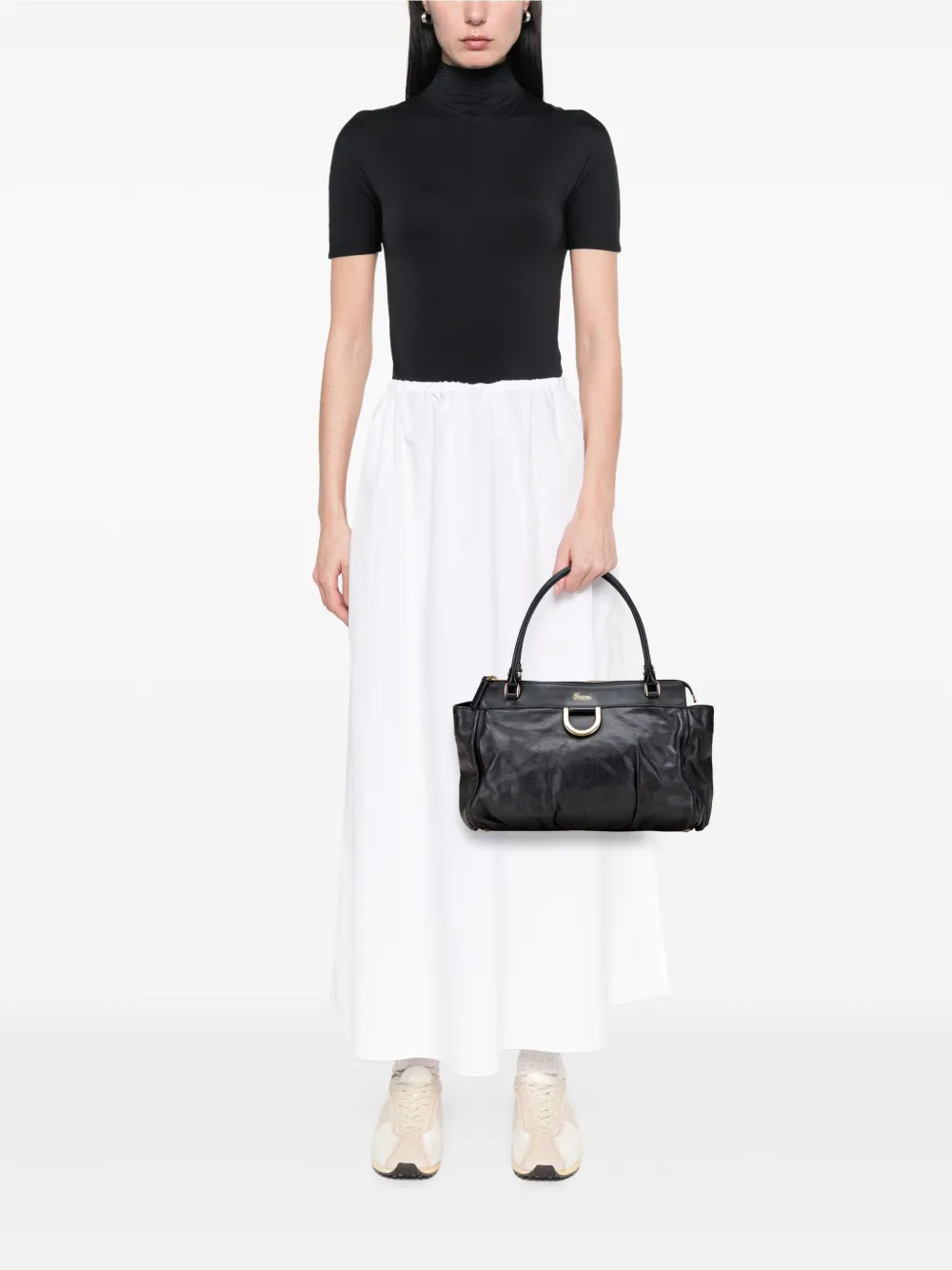 Gucci Pre-Owned 2000-2015 Leather Abbey D Ring tote bag | Pre-Owned | Image 2