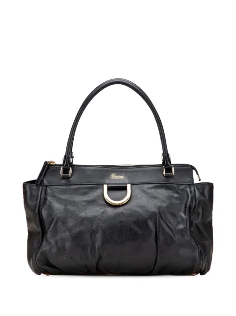 Gucci Pre-Owned 2000-2015 Leather Abbey D Ring tote bag