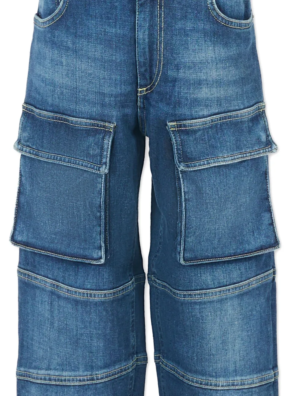 DONDUP KIDS cargo-pocket jeans Blauw