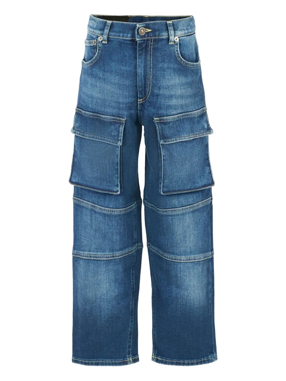 DONDUP KIDS cargo-pocket jeans Blauw