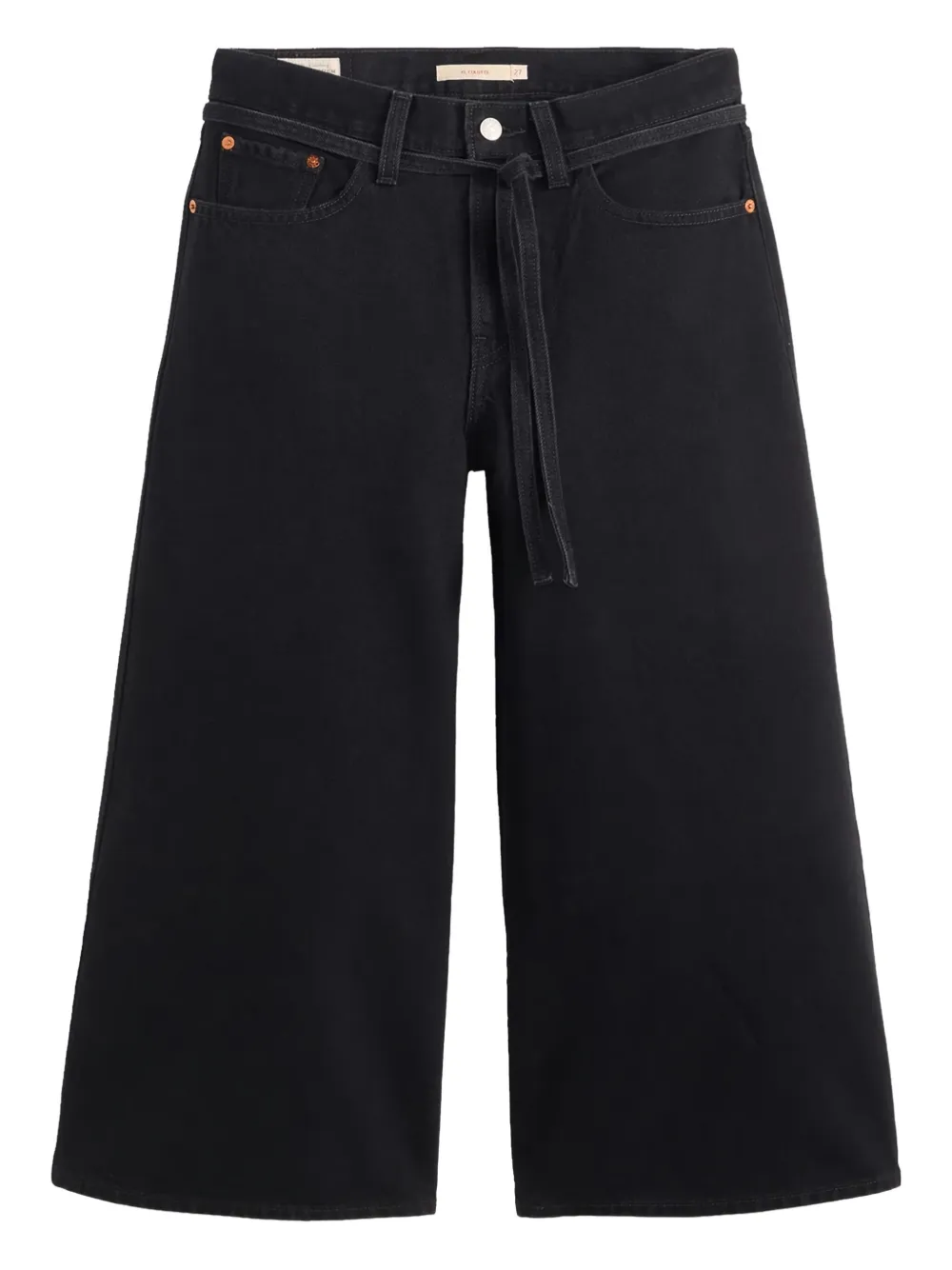 Levi's tie-belt cotton jeans - ブラック Levi's tie-belt cotton jeans - ブラック