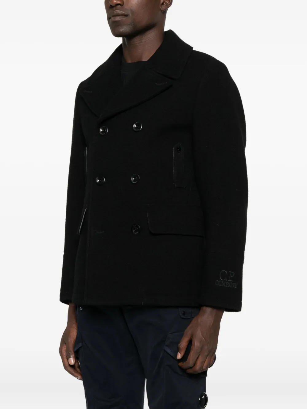 C.P. Company double-breasted blazer Zwart