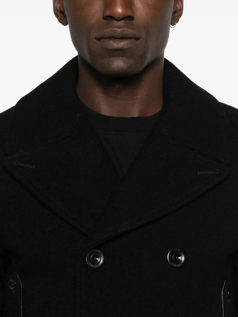C.P. Company double-breasted blazer Zwart