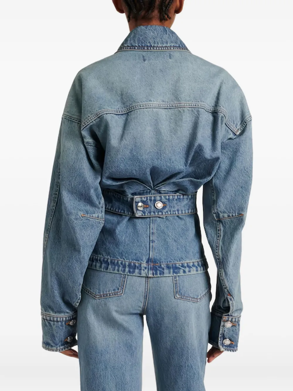 Sportmax Denim jack Blauw