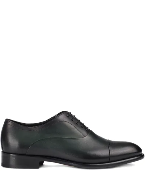 Doucal's leather Oxford lace-up shoes